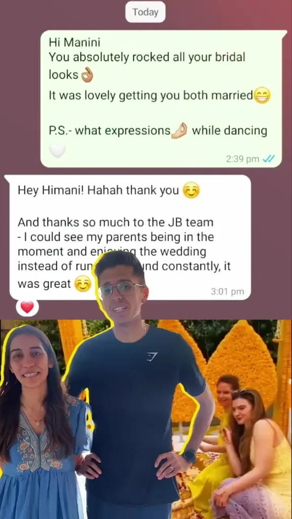 Video note from Manini